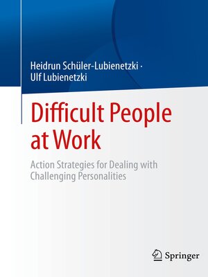 cover image of Difficult People at Work